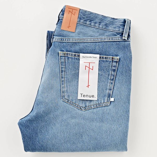 Tenue Jackson Relaxed Tapered Jeans Licht Blauw