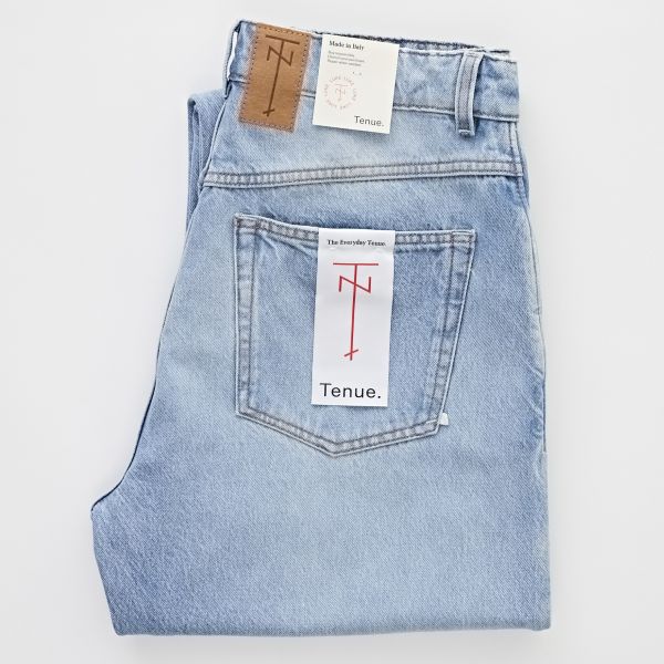 Tenue Luke Loose Straight Jeans Licht Blauw