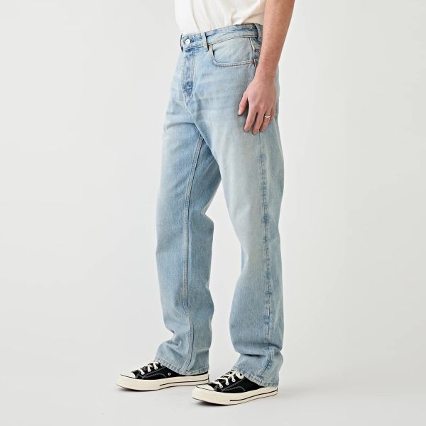 Tenue Luke Loose Straight Jeans Licht Blauw