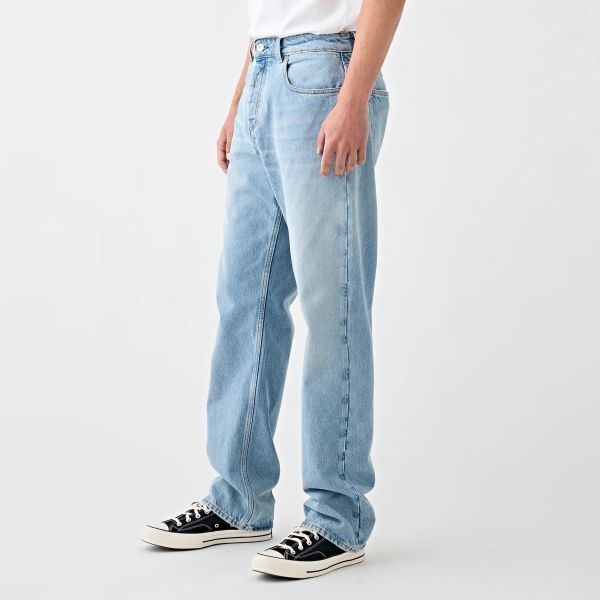 Tenue Luke Loose Straight Jeans Licht Blauw