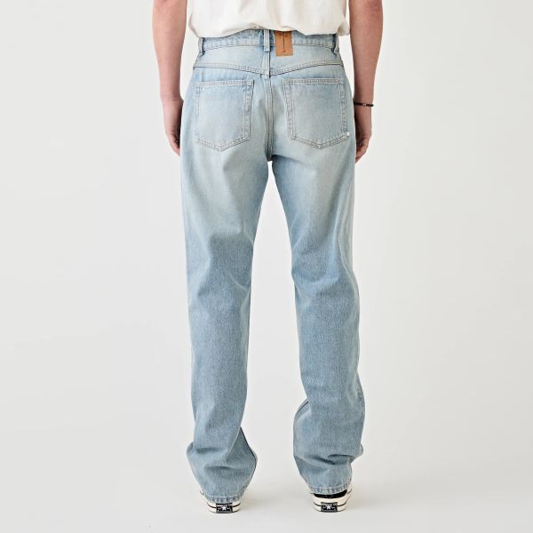 Tenue Luke Loose Straight Jeans Licht Blauw