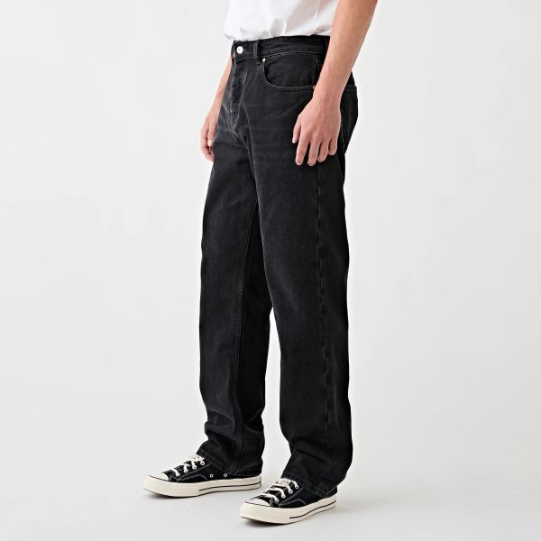 Tenue Luke Loose Straight Jeans Zwart