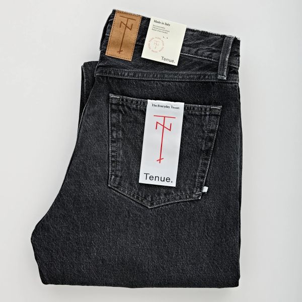 Tenue Penn Regular Straight Jeans Antraciet