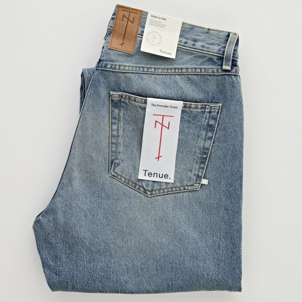Tenue Penn Regular Straight Jeans Licht Blauw