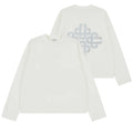 The Couture Club Slub Longsleeve T-shirt Off White/Zwart