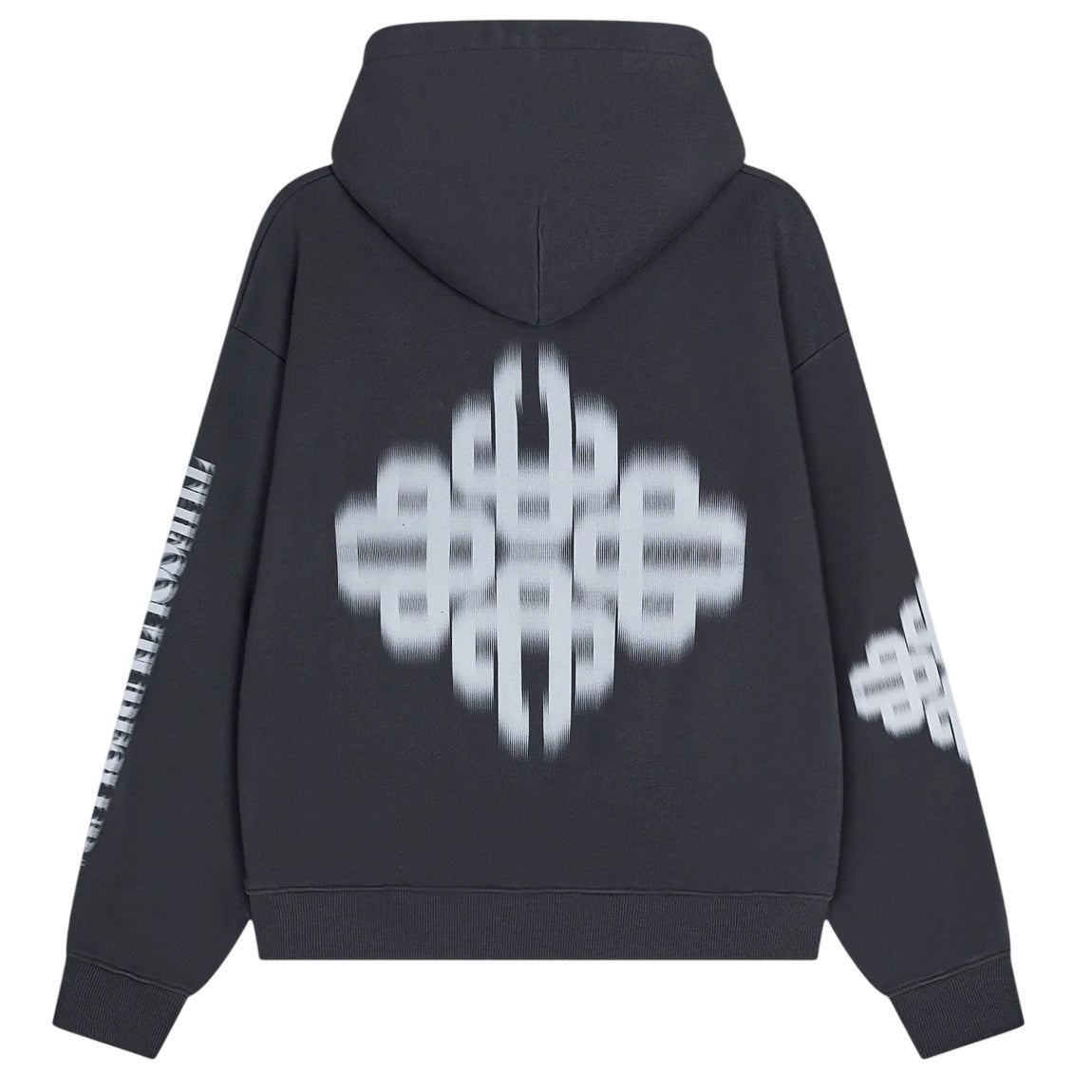 The Couture Club Motion Blurred Emblem Hoodie Antraciet