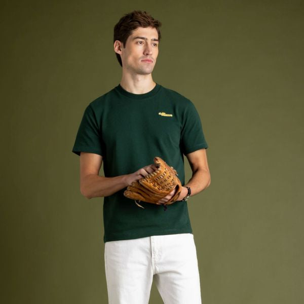 The Mercer Brand Heavy T-shirt Donker Groen
