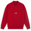 The Mercer Brand Quarter Zip Sweater Rood