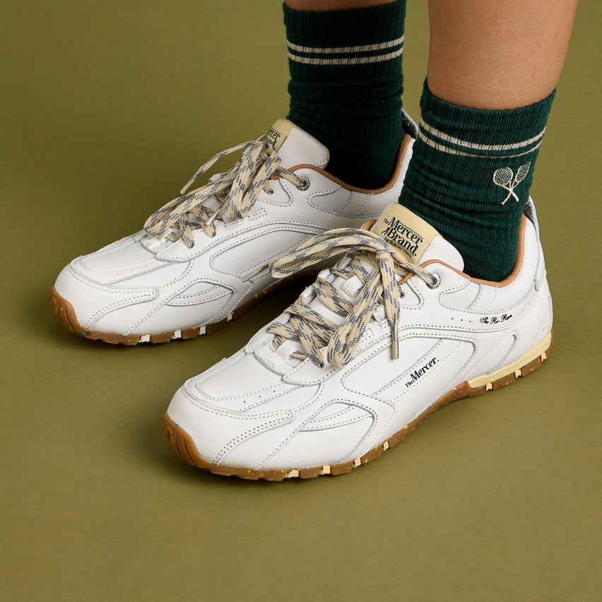 The Mercer Brand The Re-Run Drive Sneaker Wit