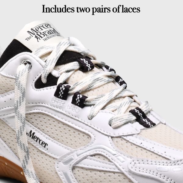 The Mercer Brand The Re-Run Drive Sneaker Off White