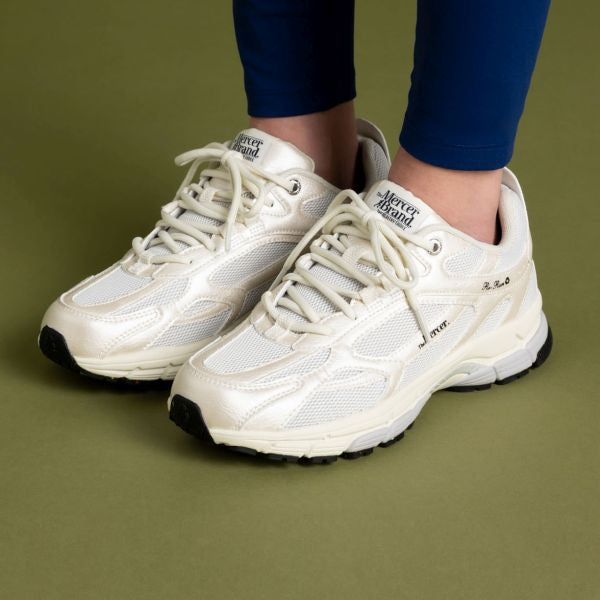 The Mercer Brand The Re-Run Pine Sneaker Wit