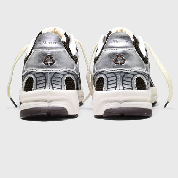 The Mercer Brand The Re-Run Twin Mesh Sneaker Grijs/Bruin