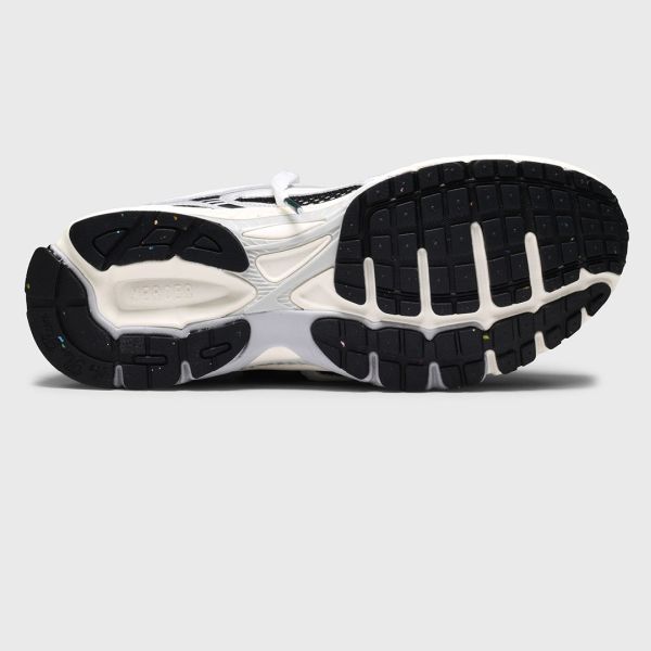 The Mercer Brand The Re-Run White Silver Sneaker Wit/Zwart