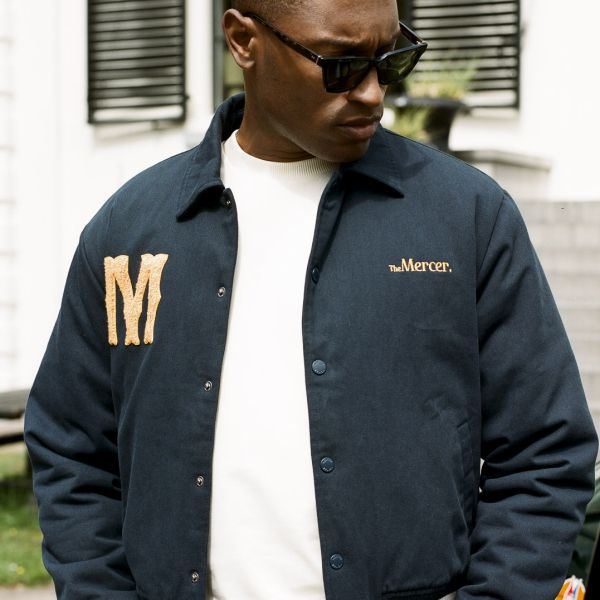 The Mercer Brand The Varsity Jack Donker Blauw