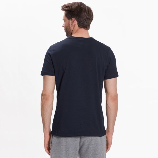 Tommy Hilfiger Brand Love Chest Logo T-shirt Navy
