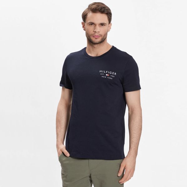 Tommy Hilfiger Brand Love Small Logo T-shirt Navy
