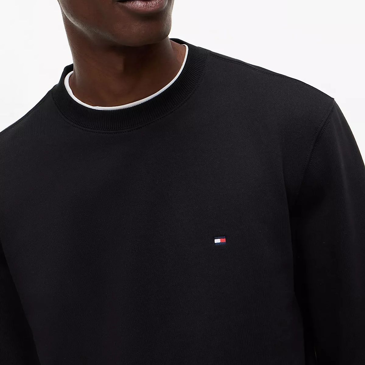 Tommy Hilfiger Essential Terry Sweater Zwart