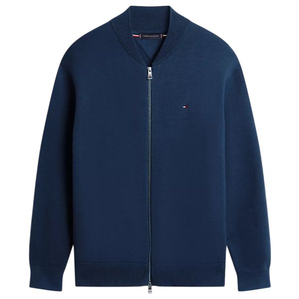 Tommy Hilfiger Full Milano Baseball Vest Navy