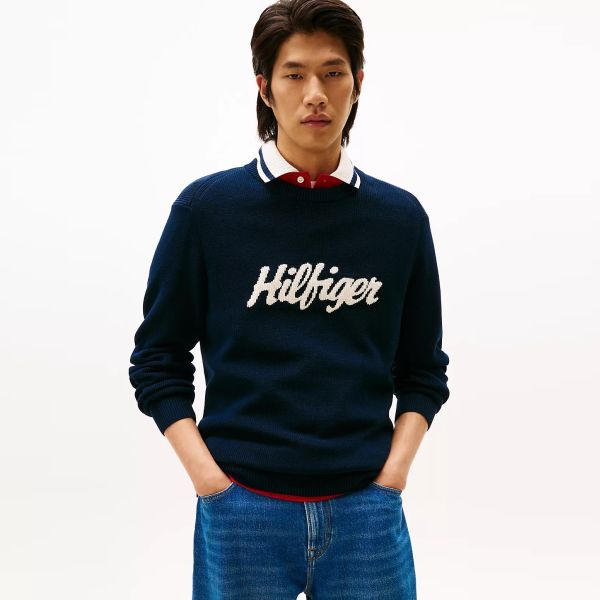 Tommy Hilfiger Graphic Sweater Navy