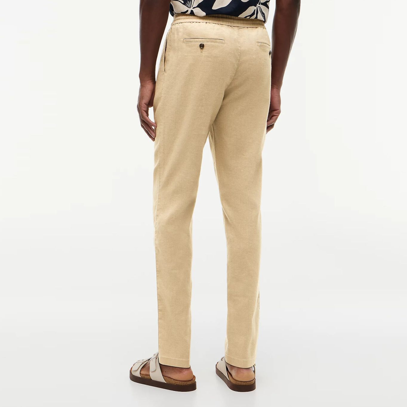 Tommy Hilfiger Harlem Sorona Linnen Broek Beige