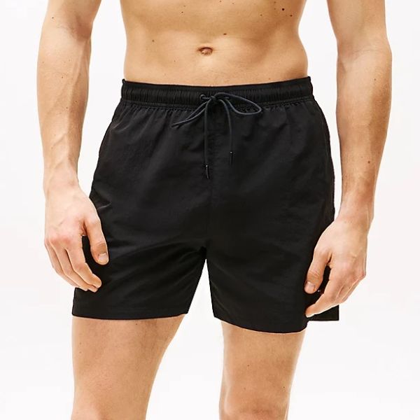 Tommy Hilfiger Medium Drawstring Zwembroek Zwart