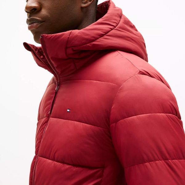 Tommy Hilfiger Mid Weight Puffer Bordeaux
