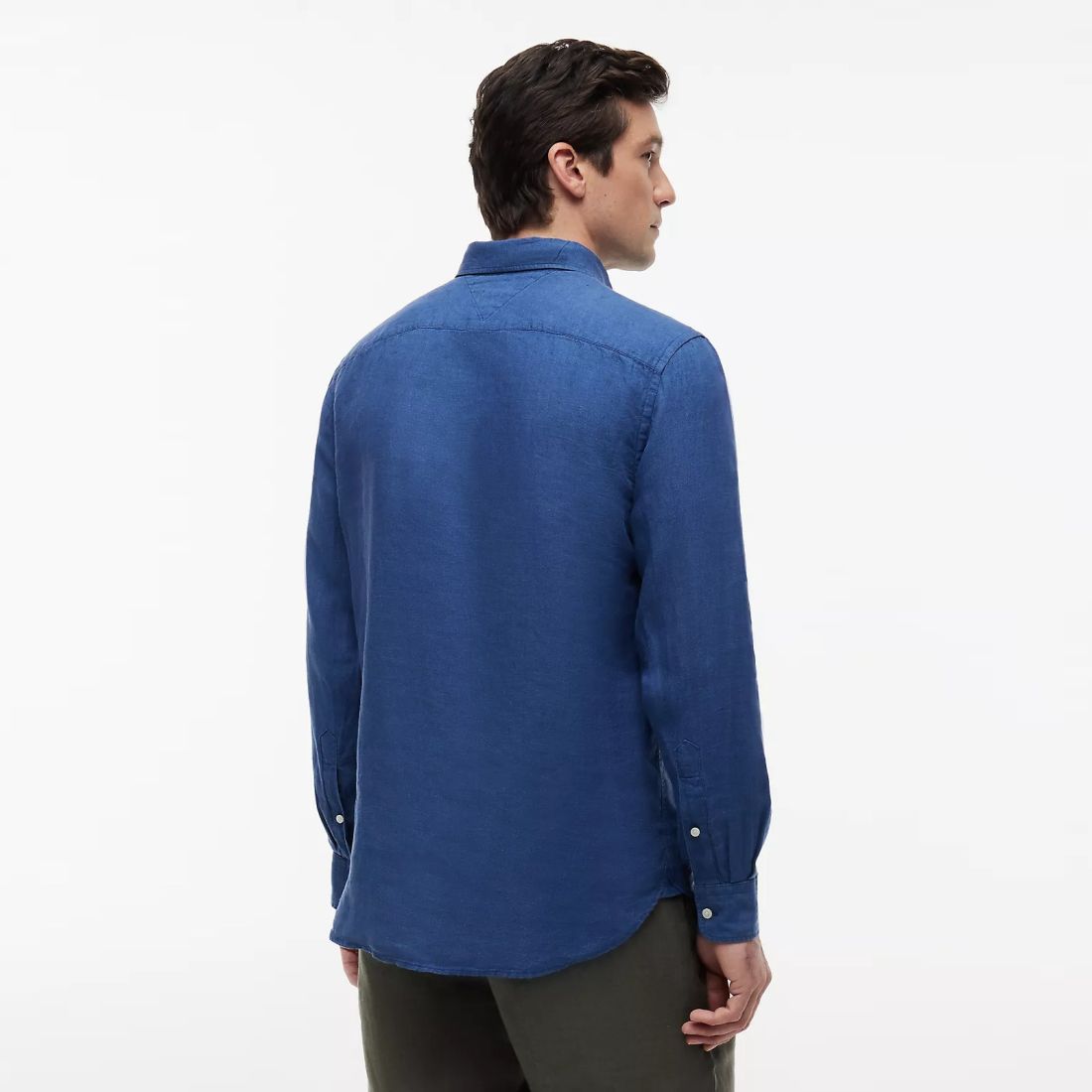 Tommy Hilfiger Pigment Dyed Solid Overhemd Blauw
