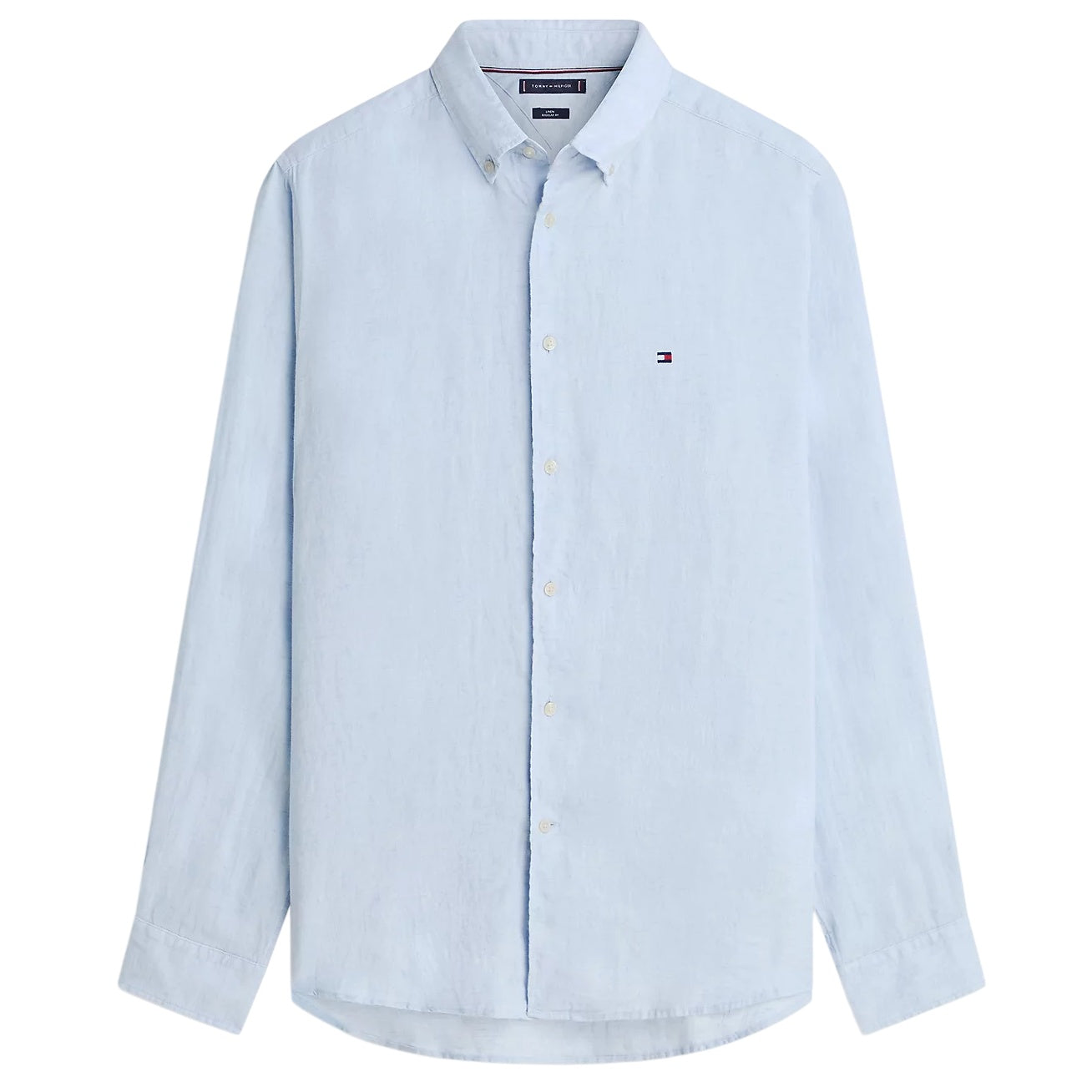 Tommy Hilfiger Pigment Dyed Solid Overhemd Licht Blauw