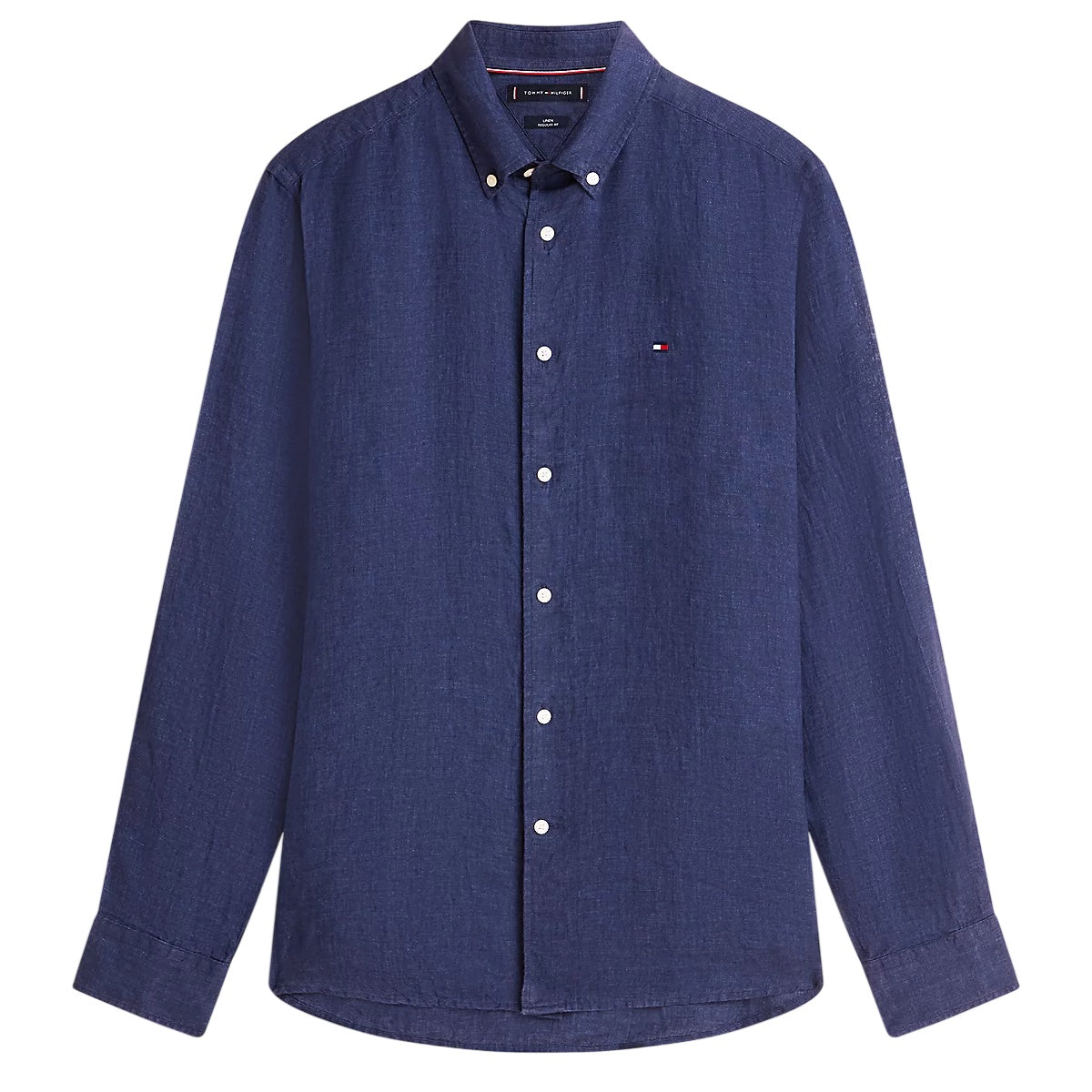 Tommy Hilfiger Pigment Dyed Solid Overhemd Navy