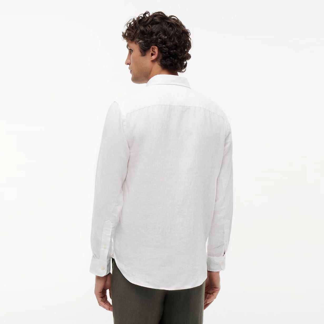 Tommy Hilfiger Pigment Dyed Solid Overhemd Wit