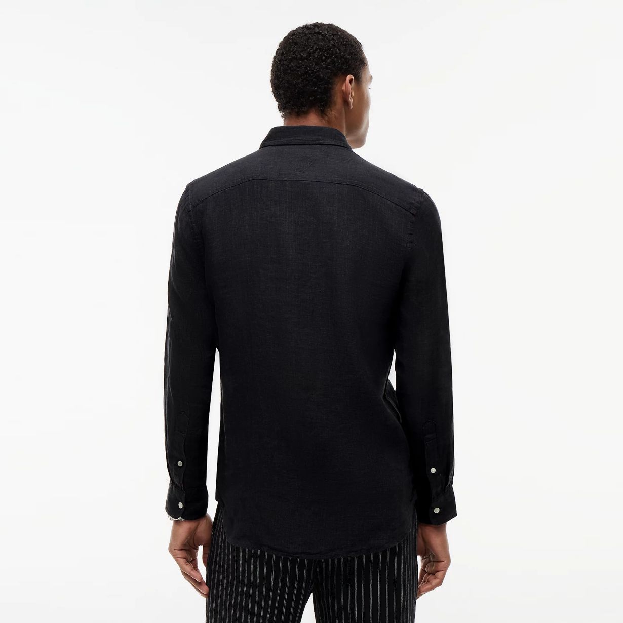 Tommy Hilfiger Pigment Dyed Solid Overhemd Zwart