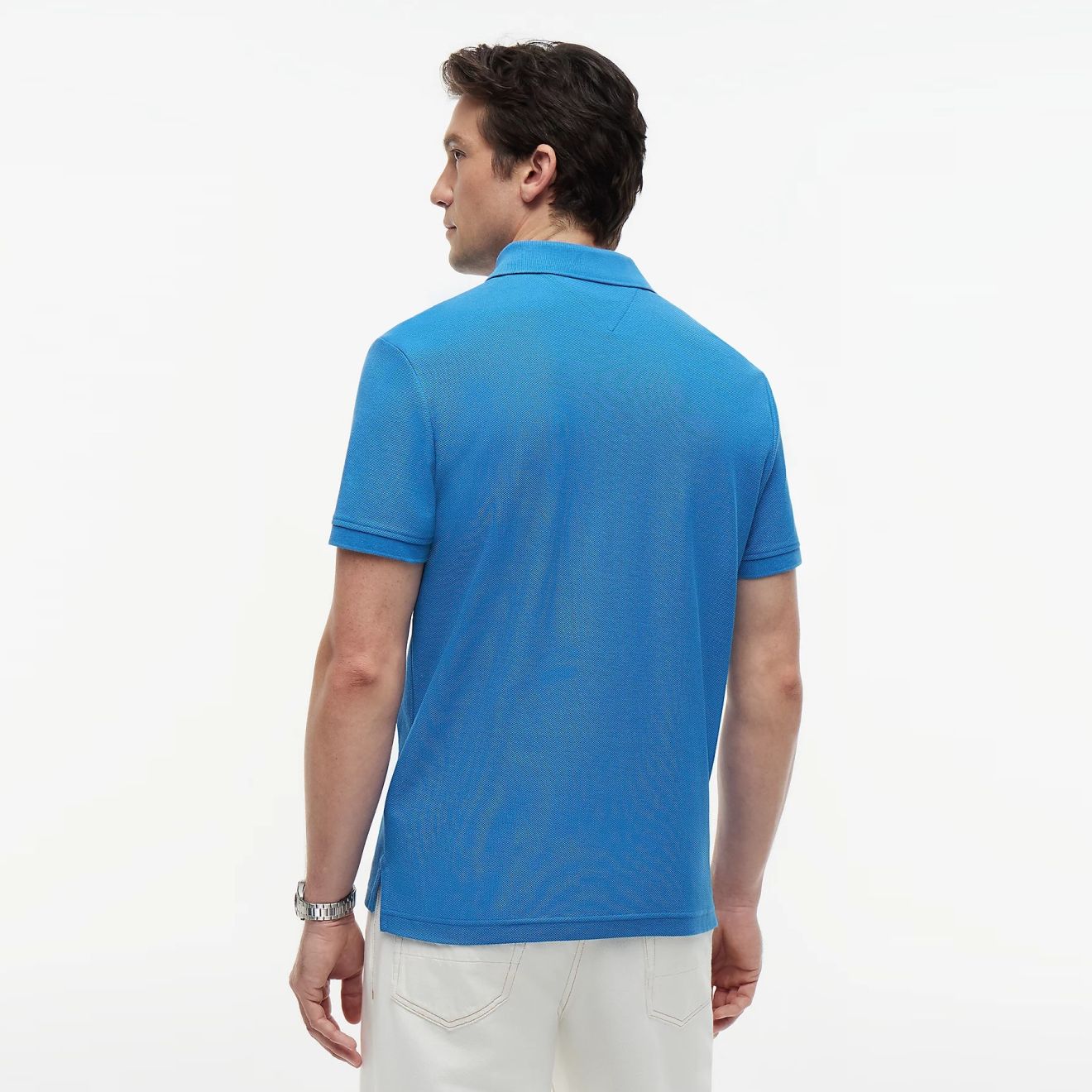 Tommy Hilfiger Script Regular Polo Blauw