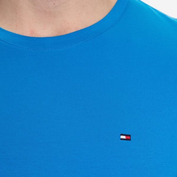 Tommy Hilfiger Stretch Slim Fit T-shirt Blauw