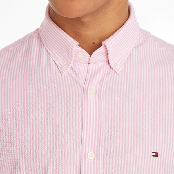Tommy Hilfiger Striped Overhemd Roze