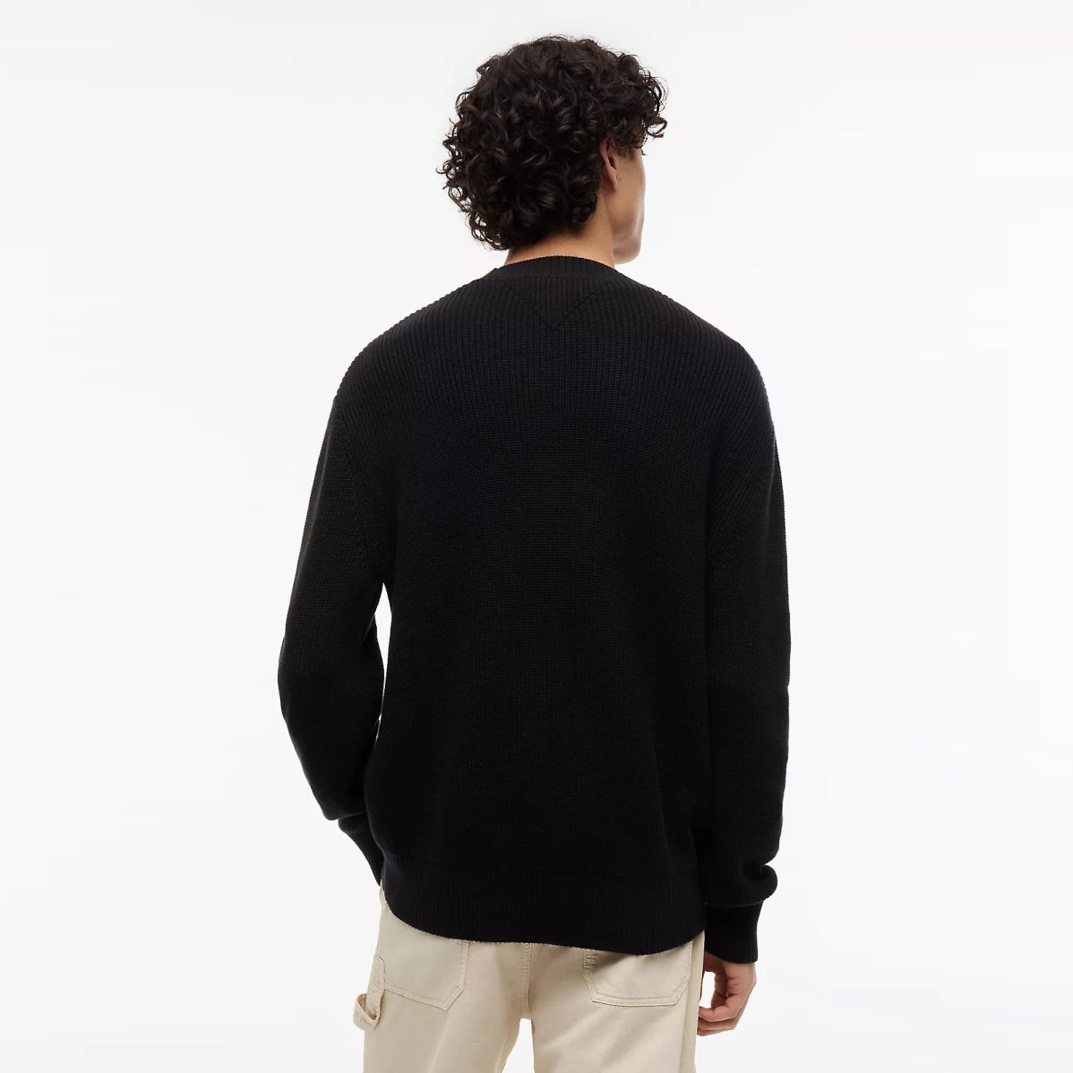 Tommy Jeans Badge Knit Sweater Zwart
