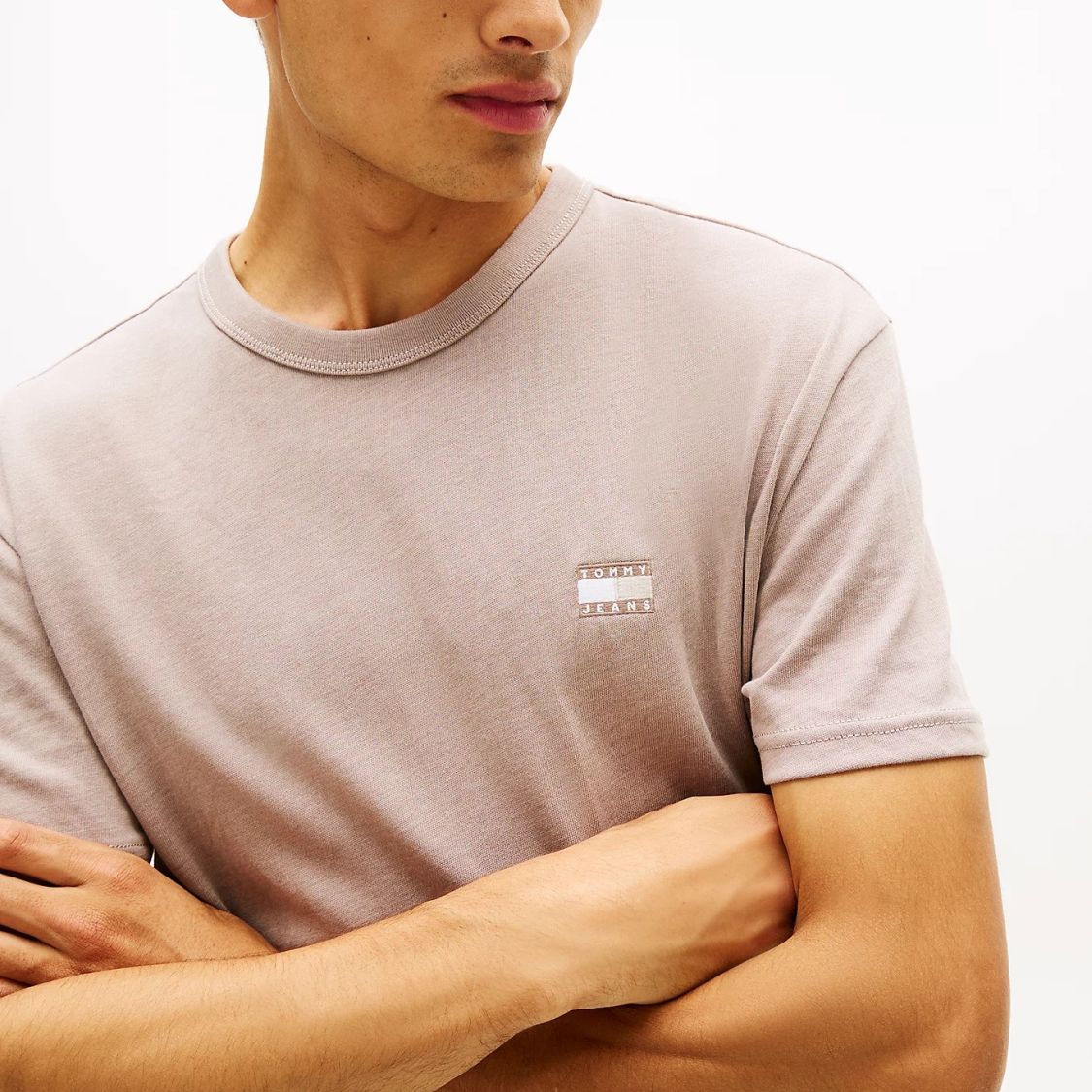 Tommy Jeans Badge T-shirt Beige