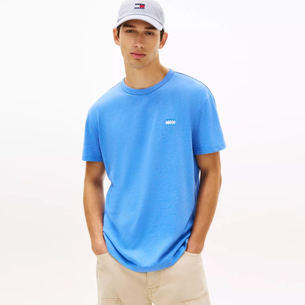 Tommy Jeans Badge T-shirt Blauw