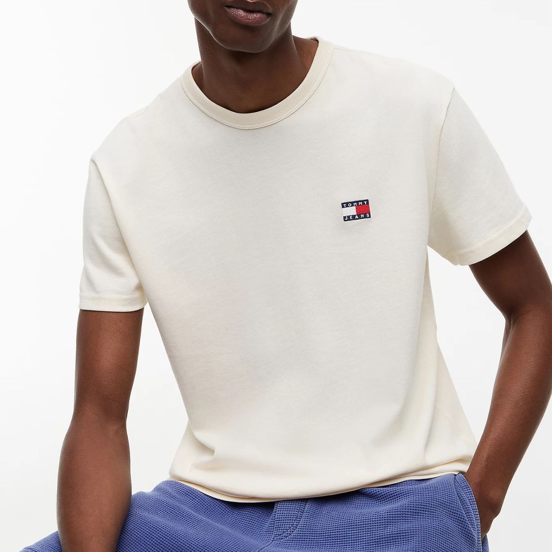 Tommy Jeans Badge T-shirt Off White