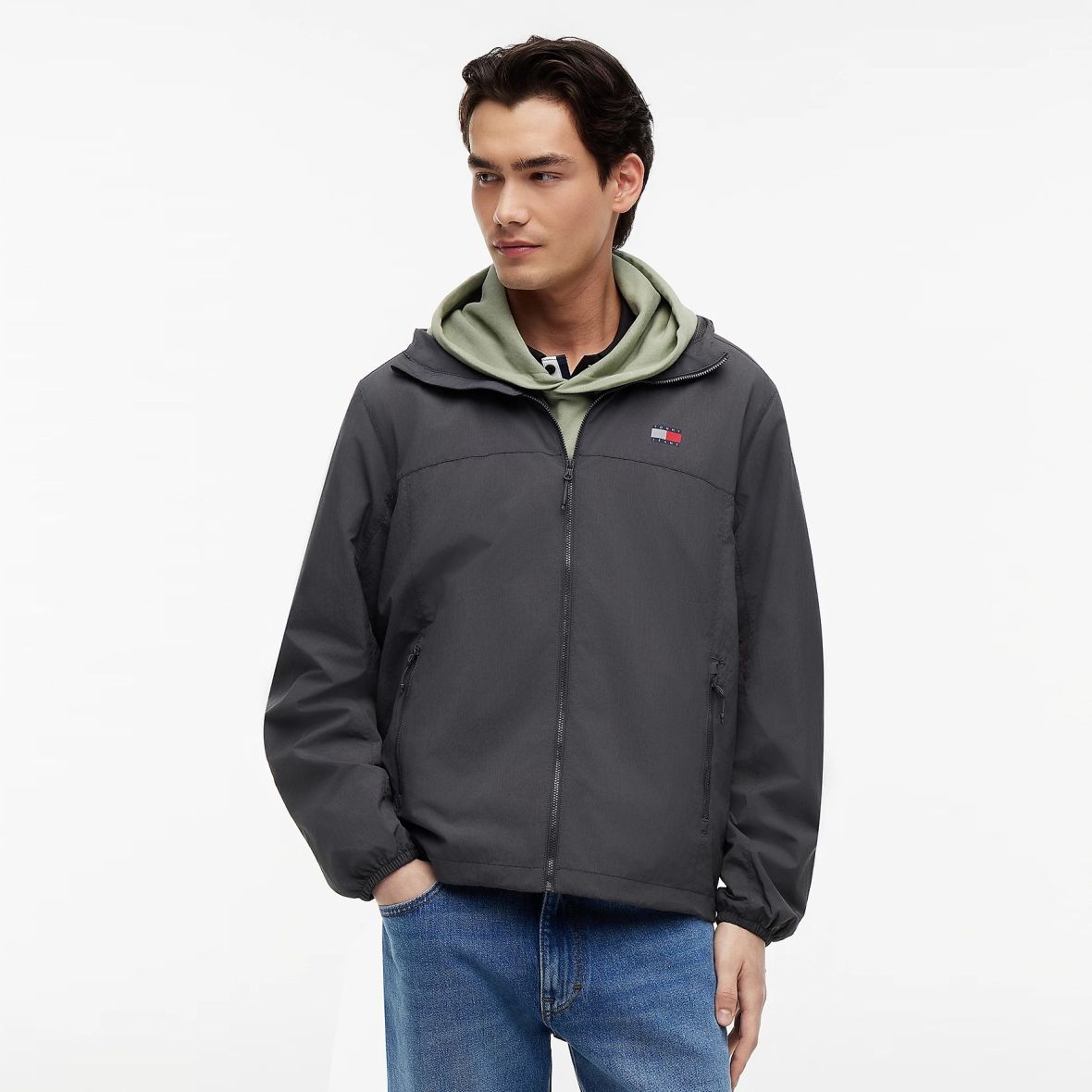 Tommy Jeans Chicago Packable Jack Zwart