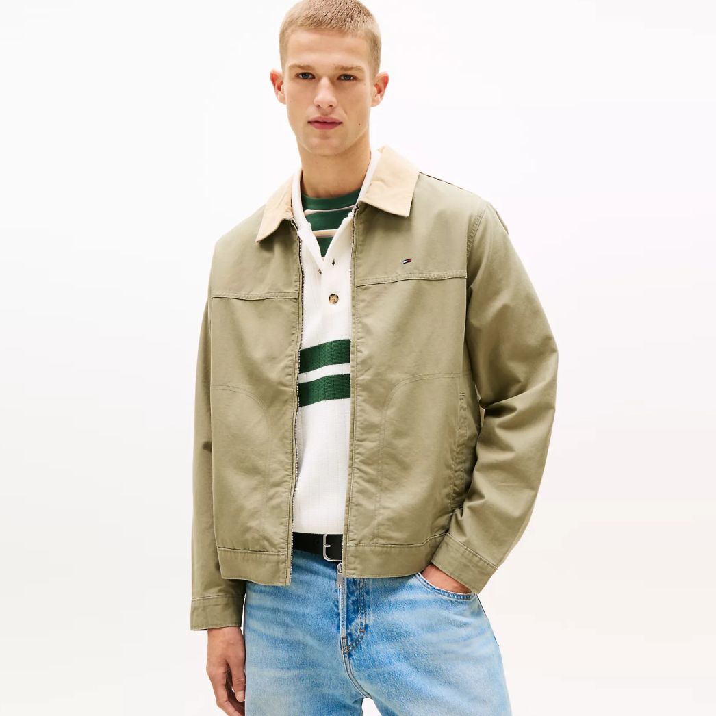 Tommy Jeans Cotton Ranch Jack Groen