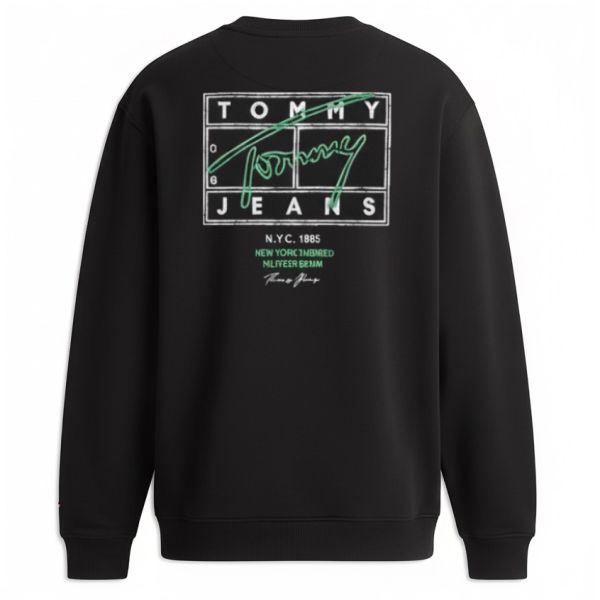 Tommy Jeans Regular Entry DNA Sweater Zwart