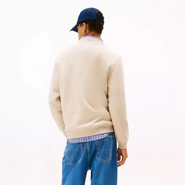 Tommy Jeans Regular Linear Sweater Beige