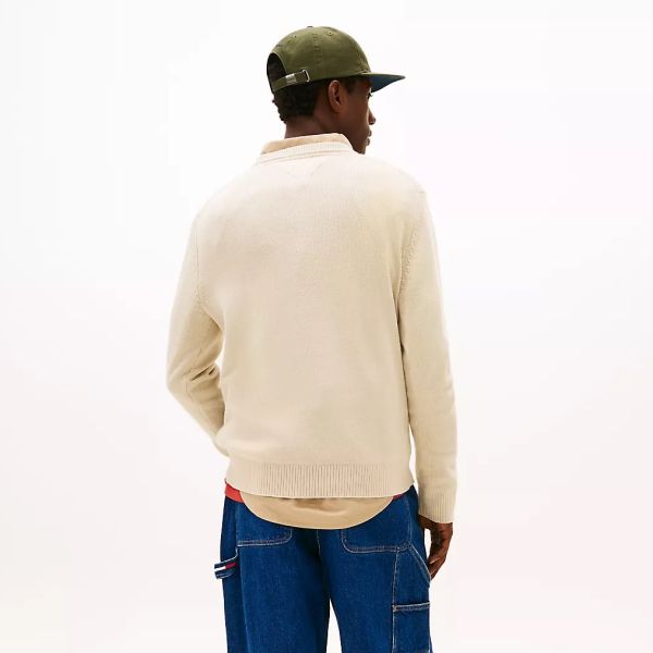 Tommy Jeans Slim Essential Sweater Beige