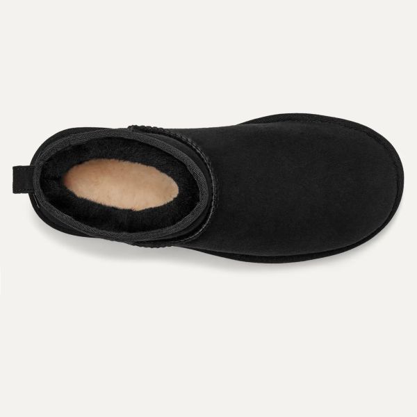UGG Classic Ultra Mini Laars Zwart