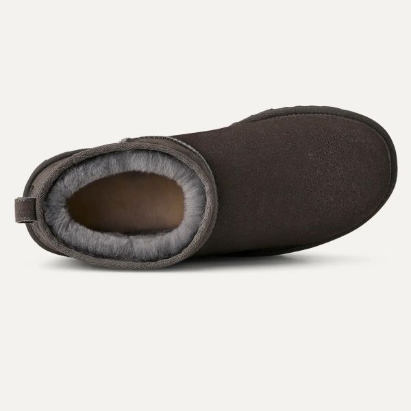 UGG Classic Ultra Mini Laars Antraciet