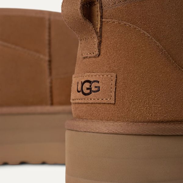 UGG Classic Ultra Mini Platform Laars Bruin