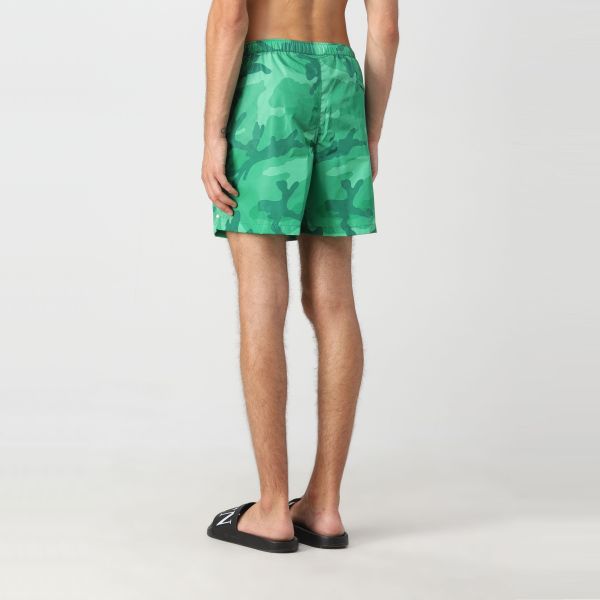 Valentino Garavani Camouflage Zwembroek Groen