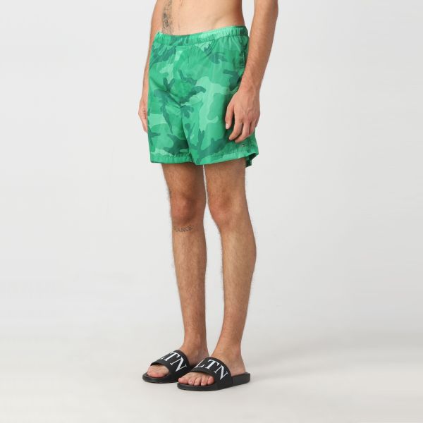 Valentino Garavani Camouflage Zwembroek Groen