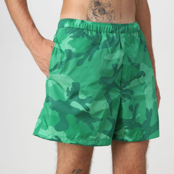 Valentino Garavani Camouflage Zwembroek Groen