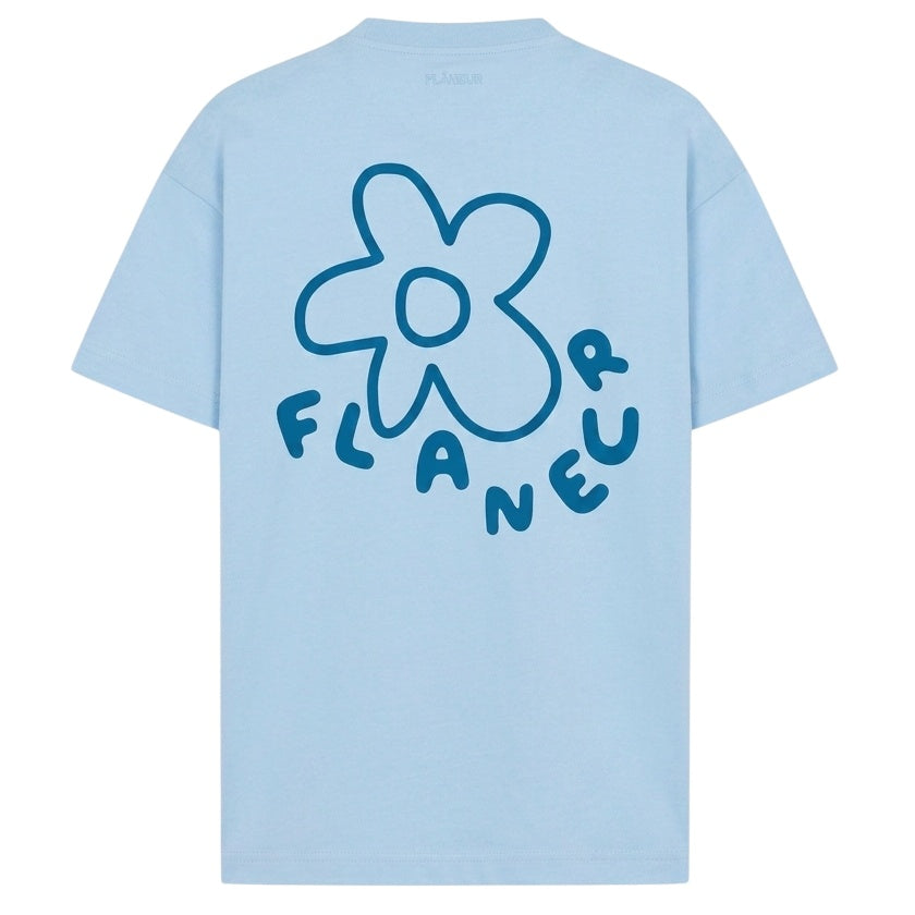 Flâneur Blossom T-shirt Licht Blauw